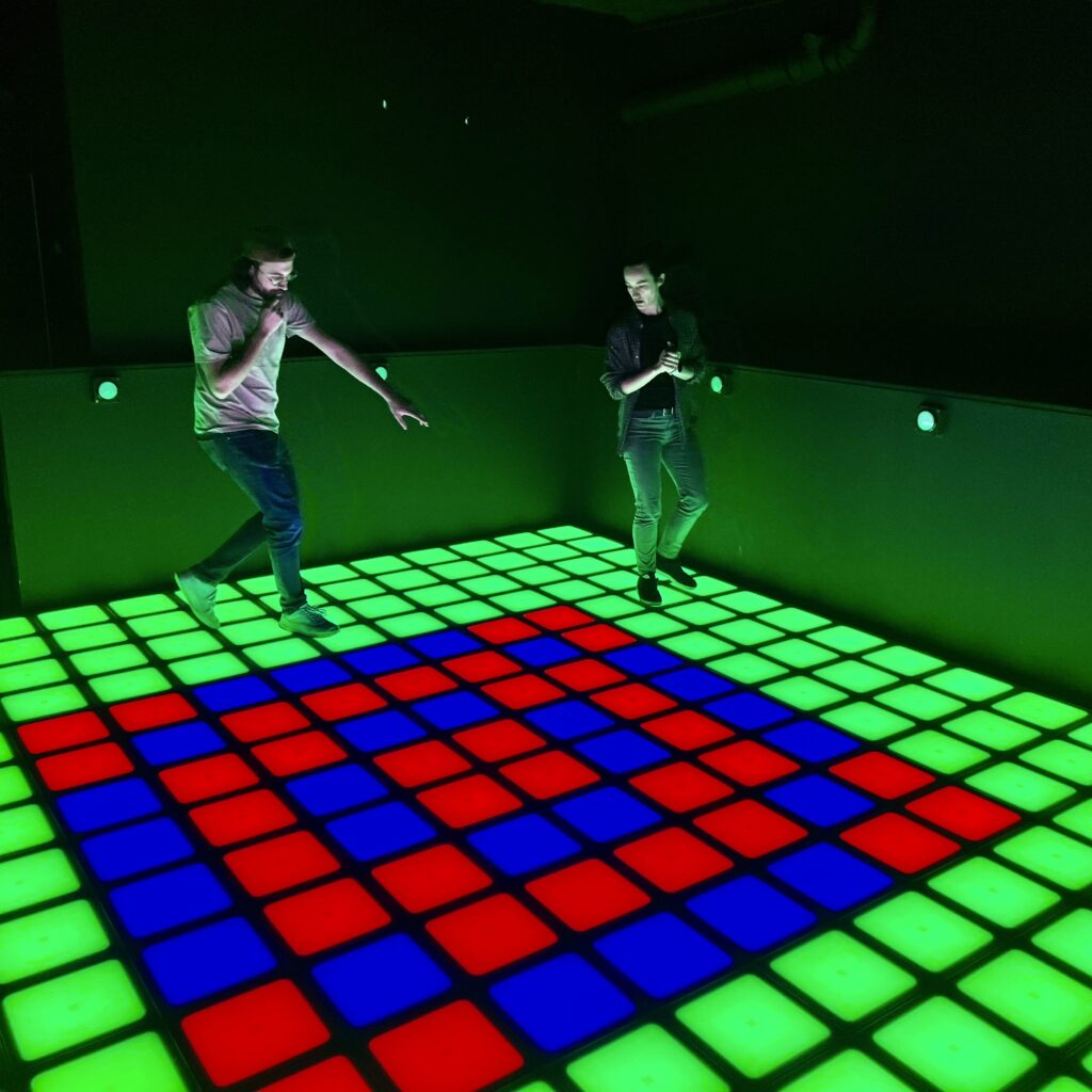 Salle d’épreuves d’un action game