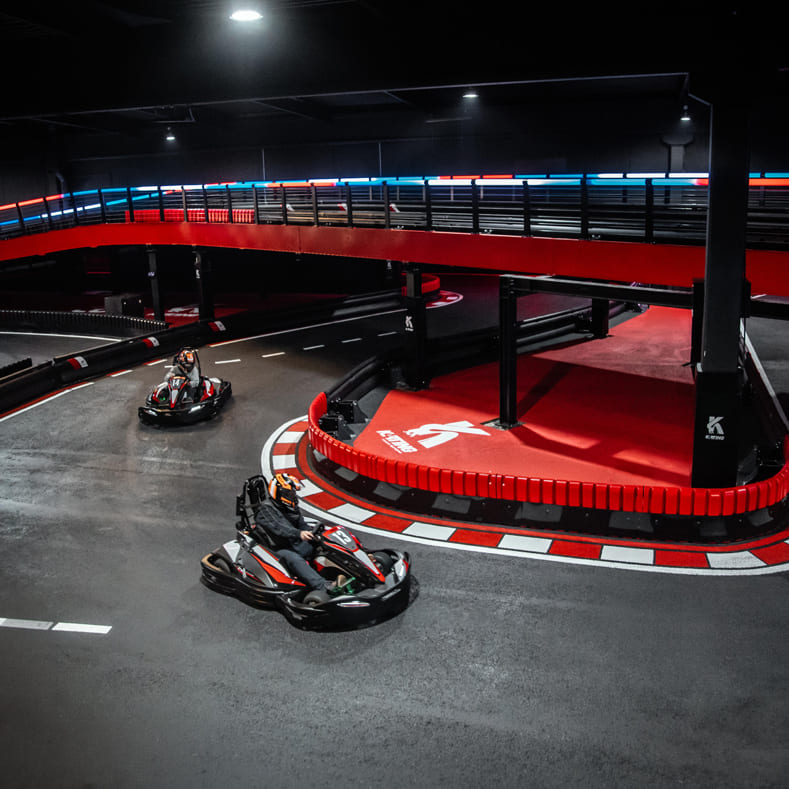 Piste de karting électrique