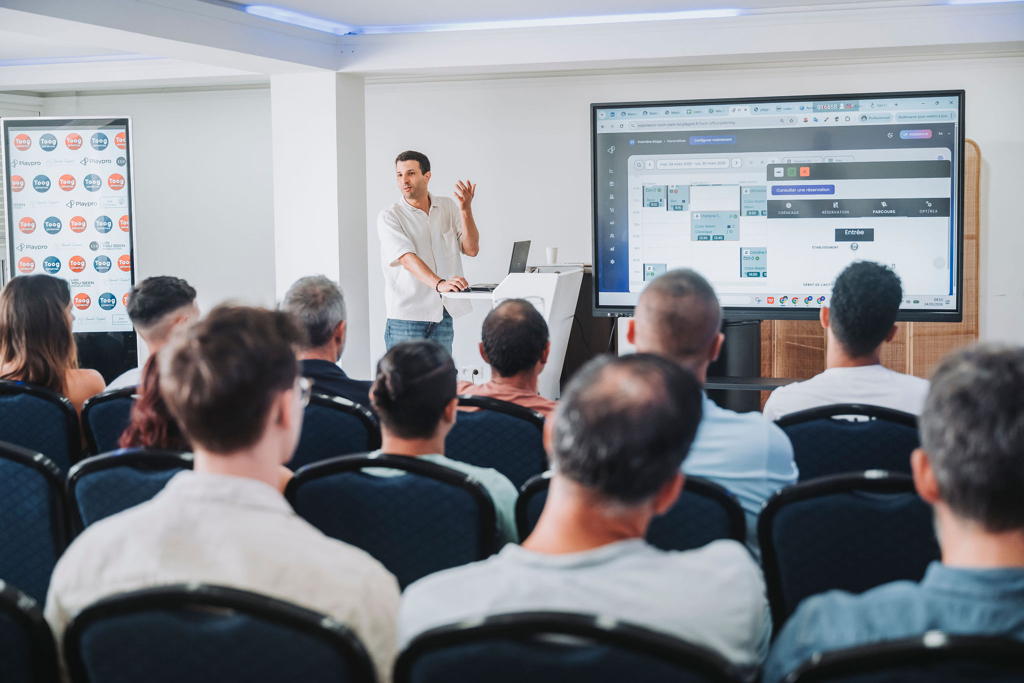 Une masterclass avec des exploitants de loisirs