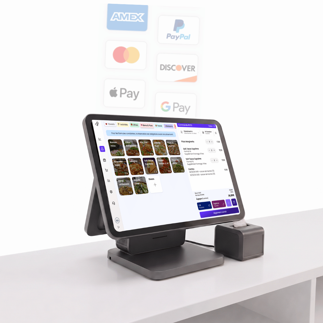 Les moyens de paiement proposés au client dans PlayPro